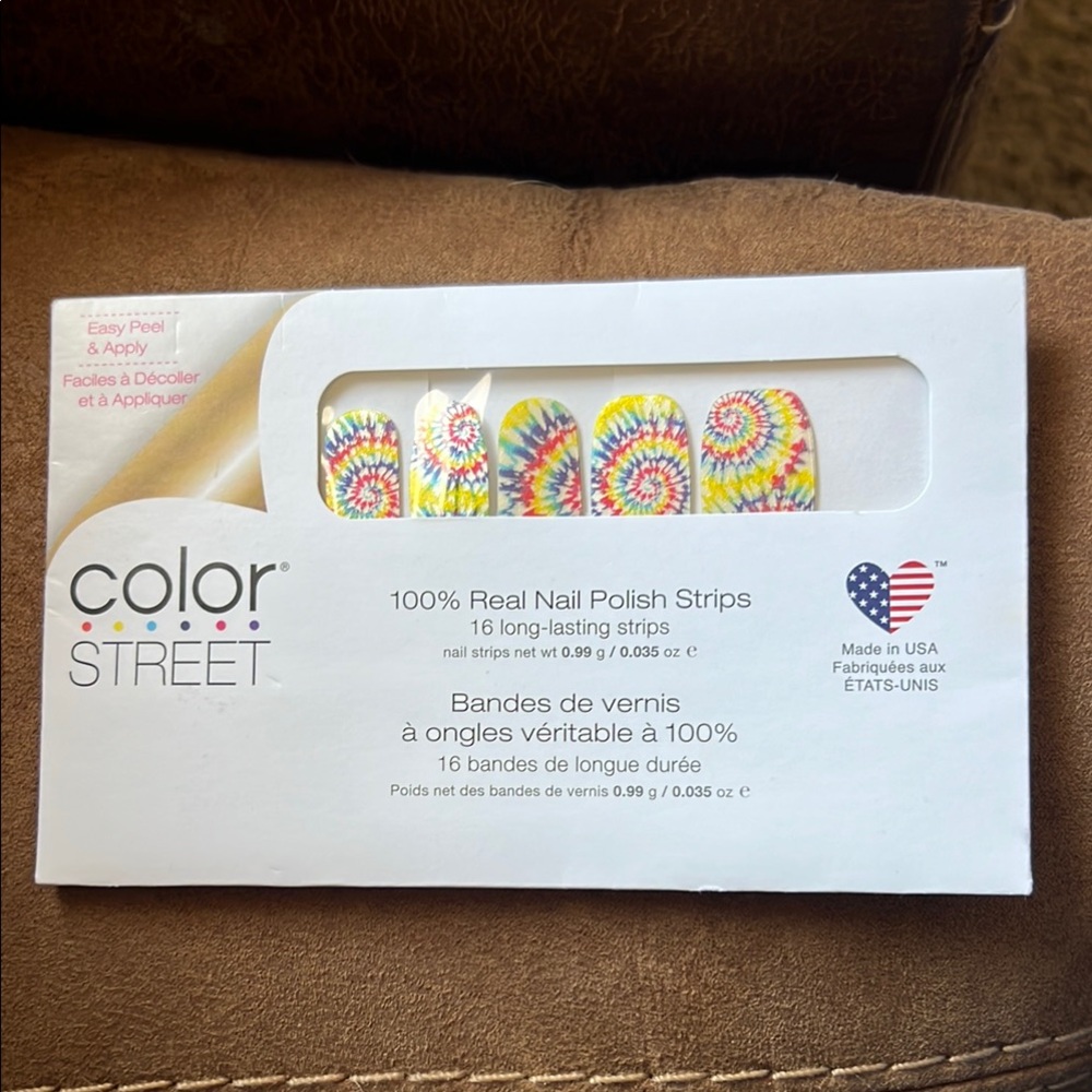 Color Street Tie-Dye Press-On Nail Polish Strips